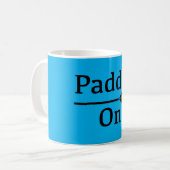 Design-Paddel - Klassische Tasse (Vorderseite Links)