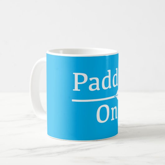Design-Paddel - Klassische Tasse (Vorderseite Links)
