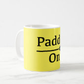 Design-Paddel - Klassische Tasse (Vorderseite Links)