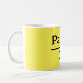 Design-Paddel - Klassische Tasse (Links)