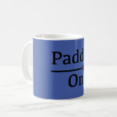 Design-Paddel - Klassische Tasse (Vorderseite Links)