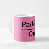 Design-Paddel - Klassische Tasse (Vorderseite Links)