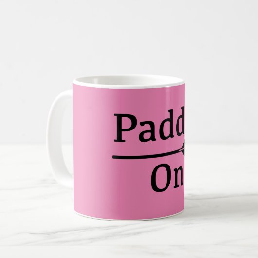 Design-Paddel - Klassische Tasse (Vorderseite Links)