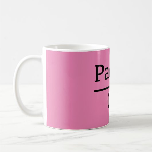 Design-Paddel - Klassische Tasse (Links)