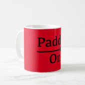 Design-Paddel - Klassische Tasse (Vorderseite Links)