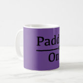 Design-Paddel - Klassische Tasse (Vorderseite Links)
