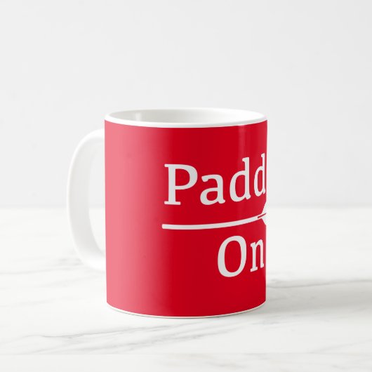 Design-Paddel - Klassische Tasse (Vorderseite Links)
