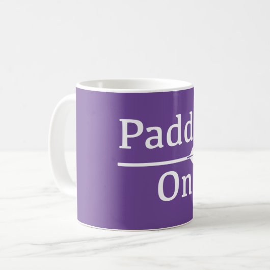 Design-Paddel - Klassische Tasse (Vorderseite Links)