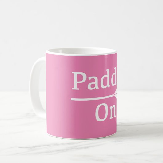 Design-Paddel - Klassische Tasse (Vorderseite Links)