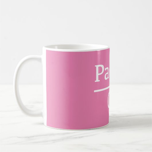 Design-Paddel - Klassische Tasse (Links)