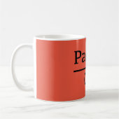 Design-Paddel - Klassische Tasse (Links)