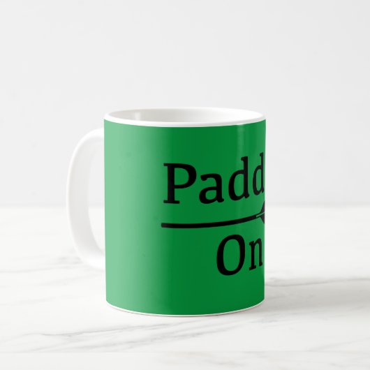 Design-Paddel - Klassische Tasse (Vorderseite Links)