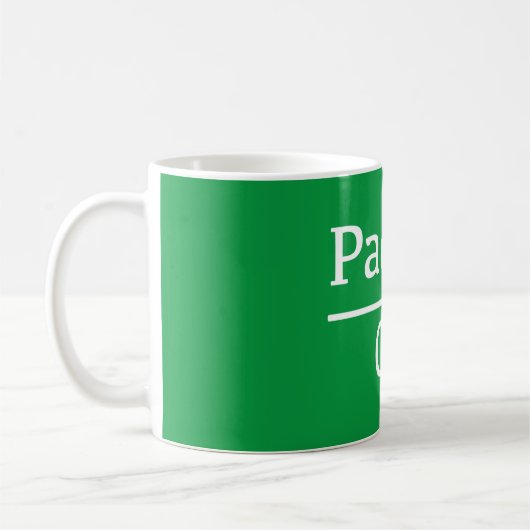 Design-Paddel - Klassische Tasse (Links)