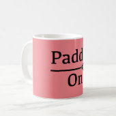 Design-Paddel - Klassische Tasse (Vorderseite Links)
