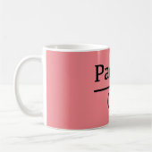 Design-Paddel - Klassische Tasse (Links)