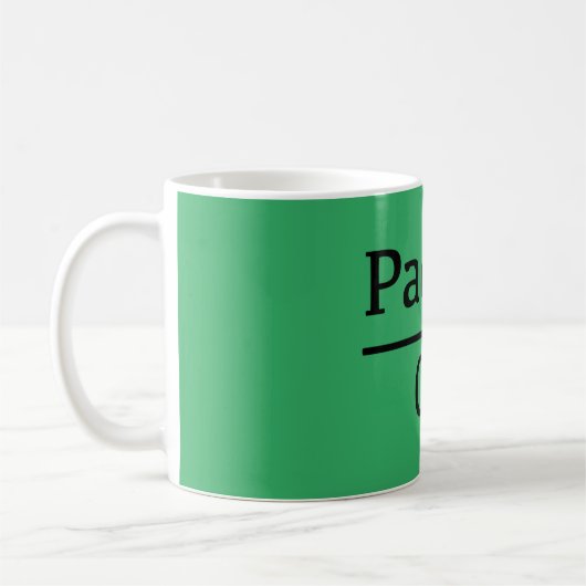 Design-Paddel - Klassische Tasse (Links)