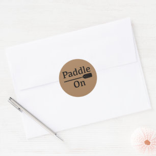 Design-Paddel - Klassischer Rundaufkleber Runder Aufkleber