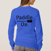 Design-Paddel - Langschlauch-T - Shirt (Rückseite)