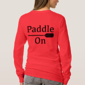 Design-Paddel - Langschlauch-T - Shirt (Rückseite)