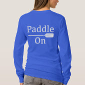 Design-Paddel - Langschlauch-T - Shirt (Rückseite)