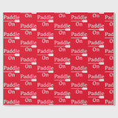 Design-Paddel - Matte Wrapping Paper Geschenkpapier (Flach)