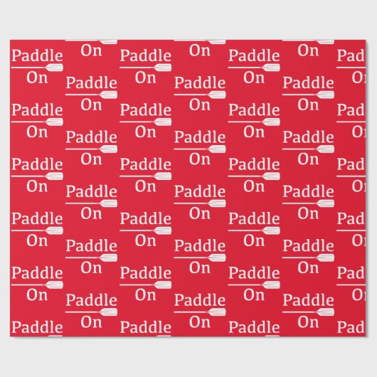 Design-Paddel - Matte Wrapping Paper Geschenkpapier (Flach)