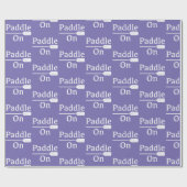 Design-Paddel - Matte Wrapping Paper Geschenkpapier (Flach)