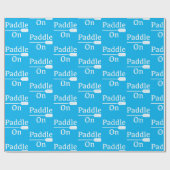 Design-Paddel - Matte Wrapping Paper Geschenkpapier (Flach)