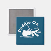 Design-Paddel - Square Magnet (Vorderseite/Rückseite)