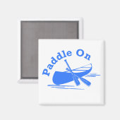 Design-Paddel - Square Magnet (Vorderseite/Rückseite)