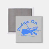 Design-Paddel - Square Magnet (Vorderseite/Rückseite)