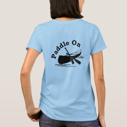 Design-Paddel - T - Shirt für Frauen (Rückseite)