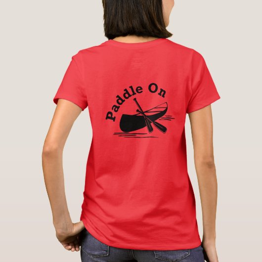 Design-Paddel - T - Shirt für Frauen (Rückseite)