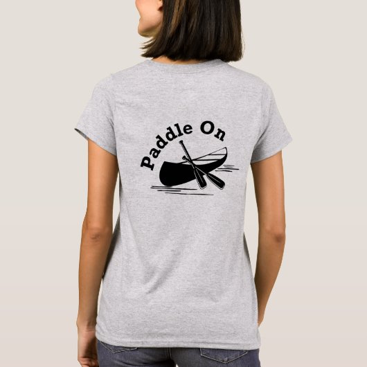 Design-Paddel - T - Shirt für Frauen (Rückseite)