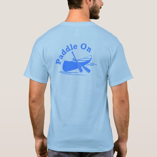 Design-Paddel - T - Shirt für Männer (Rückseite)