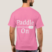 Design-Paddel - T - Shirt für Männer (Rückseite)