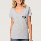 Design-Paddel - V-Neck-T - Shirt für Frauen (Vorderseite)