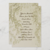 Design-Party für elegante Blume Einladung (Vorne/Hinten)