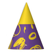 Design-Party-Hut für lineare Muster und Flecken Partyhütchen (Links)