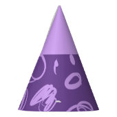 Design-Party-Hut für lineare Muster und Flecken Partyhütchen (Links)