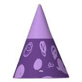 Design-Party-Hut für lineare Muster und Flecken Partyhütchen (Rechts)