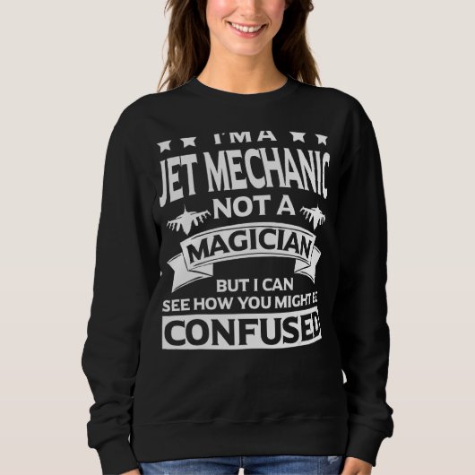Design Phantastischer Jet-Mechanik Sweatshirt (Vorderseite)
