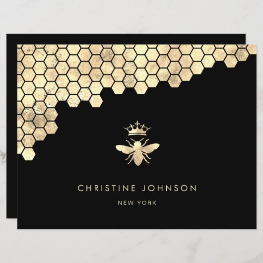 Design-Plakat für Queen Bee (Vorne/Hinten)