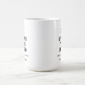 Design Plus Benutzerdefinierte Nachricht Kaffeetasse (Mittel)
