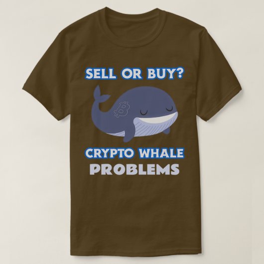 Design-Probleme bei Crypto Whale verkaufen oder ka T-Shirt (Design vorne)