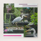 Design-Puzzle: Blue Heron Puzzle (Vertikal)