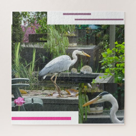 Design-Puzzle: Blue Heron Puzzle (Vertikal)