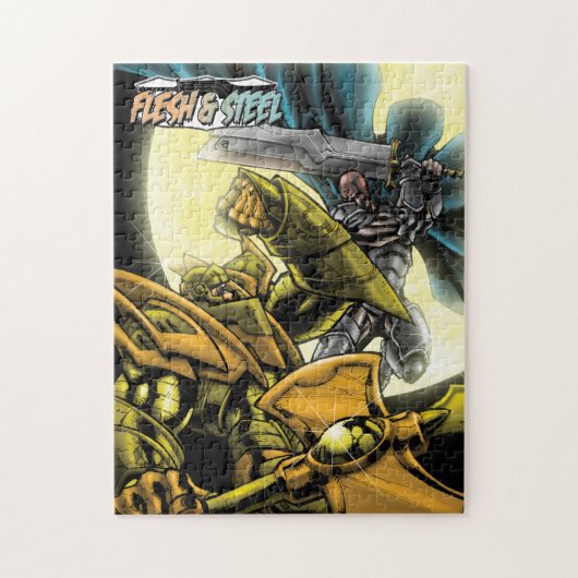 Design-Puzzle für Fleisch und Stahl V2 Puzzle (Vertikal)