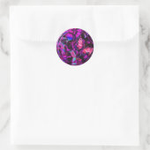 Design Reef Butterfly Runder Aufkleber (Tasche)