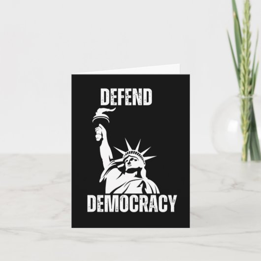 Design rett Demokratie 2025 Karte (Vorderseite)